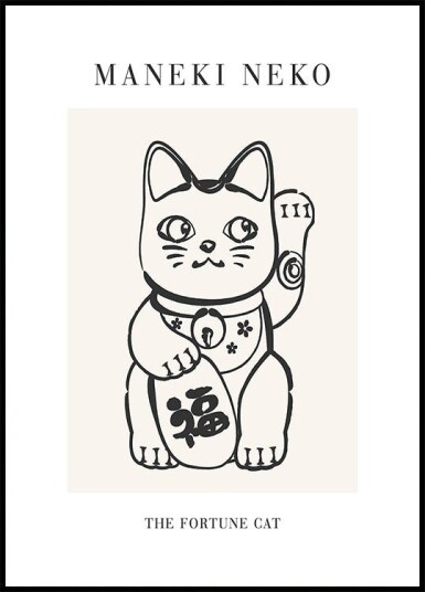 Manekineko No2 Plakat Plakat / 70x100cm