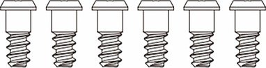 MJX M2665 Step Flat Screws 2.6x6.5mm