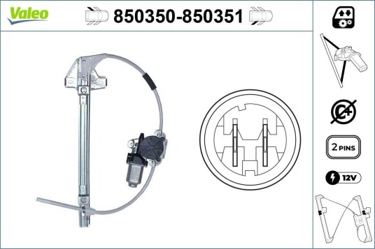 Vindusheis VALEO 850350