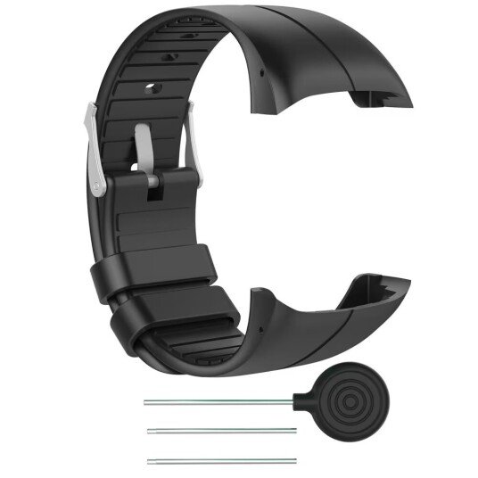 INF Klokke armbånd Sort L Polar M400/M430