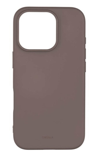 Onsala MagSerie Silikon Deksel iPhone 16 Pro Chocolate - Miljøvennlig