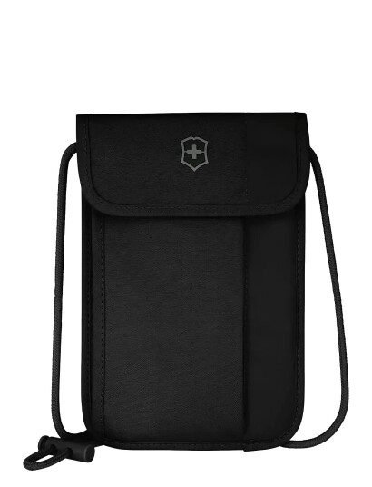 Victorinox Travel Essentials, Security Neck Pouch - Black - ONE SIZE Victorinox Travel Essentials, Security Neck Pouch - Black - ONE SIZE