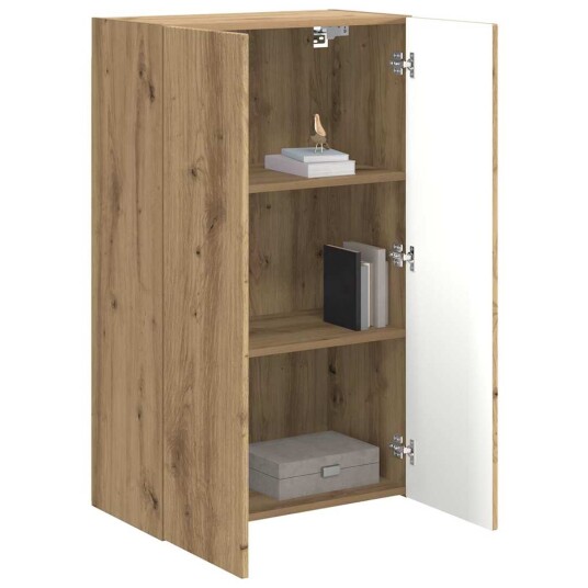 TV Veggskap Artisan Eik 59,5 x 31 x 100 cm Konstruert tre
