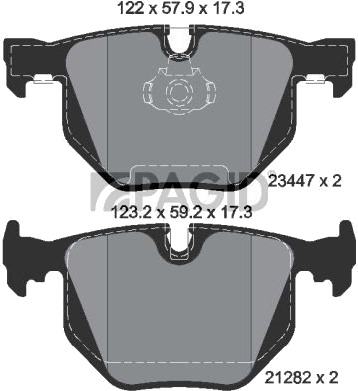 PAGID T1237N Bremseklosser