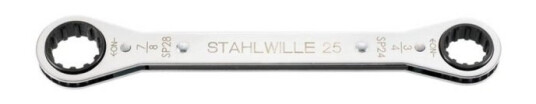 Stahlwille 25Asp 20 X 22 Ratschenringschluessel 41572022 Skraldenøgle-Dobbelt