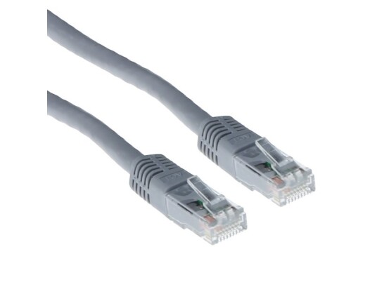 Act Grey 2 Meter Lszh U/Utp Cat6 Patch Cable With Rj45 Connectors. Cat6 U/Utp Lszh Grey 2.00M (Ib9002)