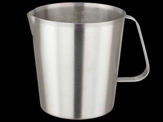 WEIS Målebeger i stål 1 liter