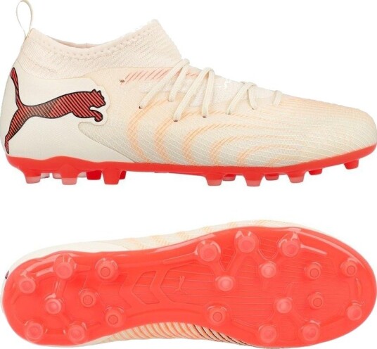 PUMA Future 9 Match Mg The Arrival Sukkermandel/PUMA White/ultra Red/PUMA Svart Barn Multi Ground (Mg) størrelse 38½ PUMA Future 9 Match Mg The Arrival Sukkermandel/PUMA White/ultra Red/PUMA Svart Barn Multi Ground (Mg) størrelse 38½