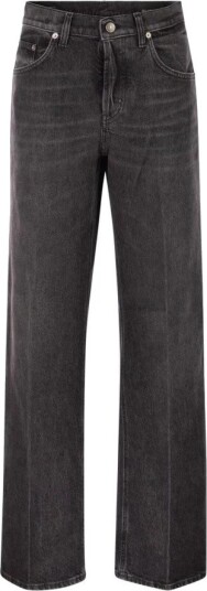 Dondup Dame Jeans Svart W26,