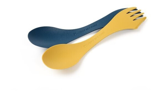 Light My Fire Spork Medium 2-Pack Mustyyellow/Hazyblue