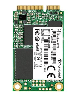 Transcend Msa452t2, 1000 Gb, Msata, 560 Mb/S, 6 Gbit/S Transcend Msa452t2, 1000 Gb, Msata, 560 Mb/S, 6 Gbit/S