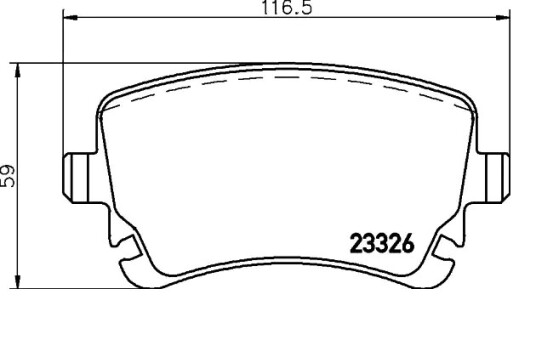 Bremseklosser BREMBO P 85 143 Bremseklosser BREMBO P 85 143