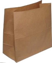 Klodsbundspose 350X170x350mm 21 Ltr 80 Gr Brun,200 Stk/Krt
