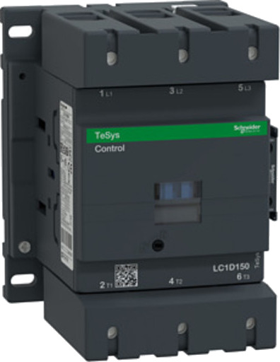 Schneider Electric LC1D150BD Kontaktor 3 polet 24 V 150 A Elfordeling & strømforsyning