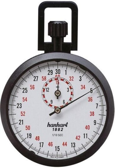 Hanhart Stoppur 1/10 Sek, 15min Hanhart Stoppur 1/10 Sek, 15min