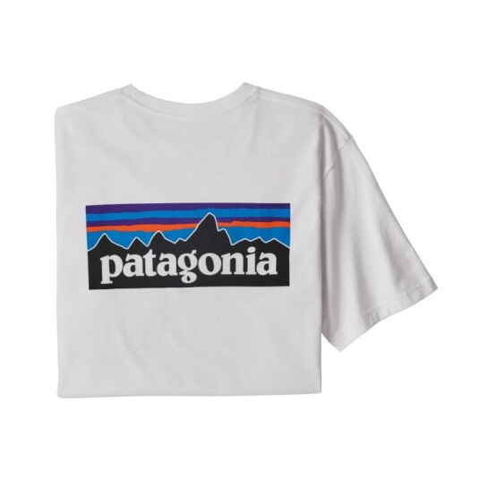 Patagonia Men's P-6 Logo Responsibili-Tee Hvit XXL Man Patagonia Men's P-6 Logo Responsibili-Tee Hvit XXL Man