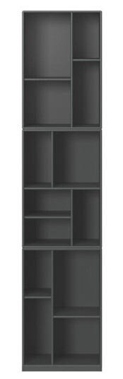 Montana Loom bokhylle Anthracite 04 med 3 cm sokkel