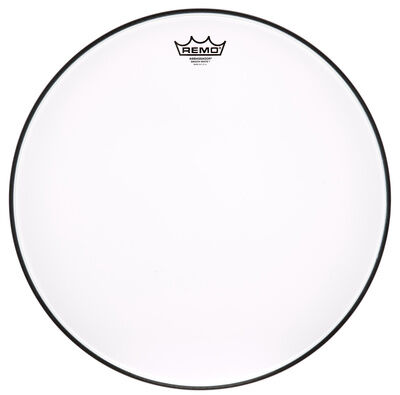 Remo 18"" Ambassador Smooth Hvit