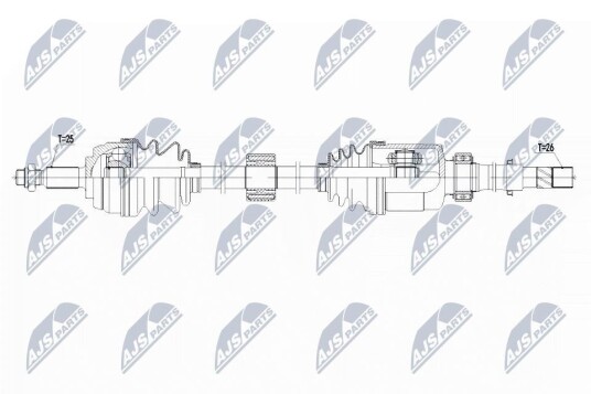 Nty Drivaksel NTY NPW RE 144