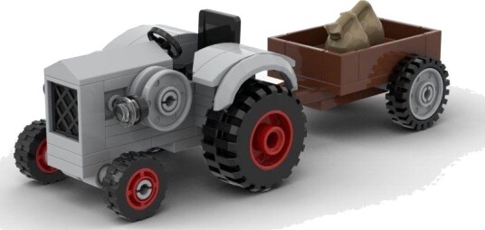 Kiddicraft Kc1109 Traktor Med Tilhenger Byggesett 5+ År 100 Deler Kiddicraft Kc1109 Traktor Med Tilhenger Byggesett 5+ År 100 Deler