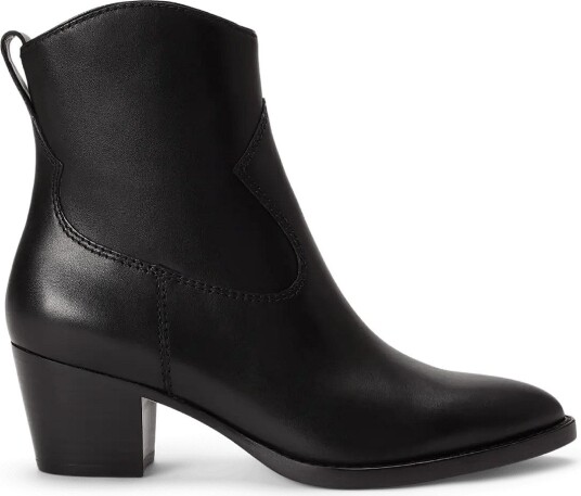 Lauren Ralph Lauren Harpher Calfskin Bootie BLACK 36