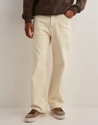 Que Sera Sera Luke Loose denim Loose fit jeans Beige Que Sera Sera Luke Loose denim Loose fit jeans Beige