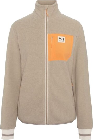 Kari Traa Rothe Midlayer fleecetrøye beige dame