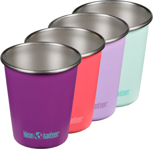 Klean Kanteen Stainless Steel Cup 296 ml 4-Pack Butterflies OneSize, Butterflies