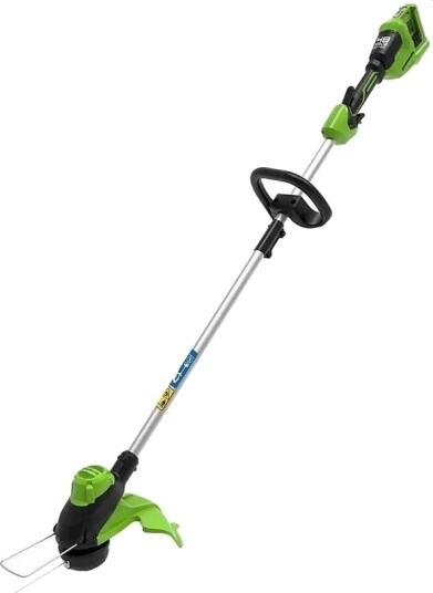 Greenworks G24x2lt Trimmer 2X24v U/Batteri Og Lader Greenworks G24x2lt Trimmer 2X24v U/Batteri Og Lader