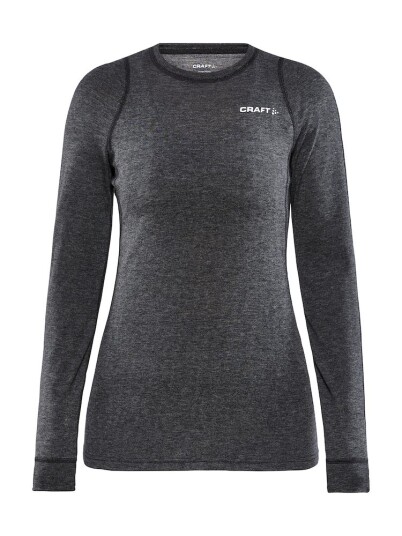 Craft Core W Superudertøy Trøye Merino Langermet Sort Craft Core W Superudertøy Trøye Merino Langermet Sort