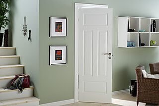 Swedoor style 04n innerdor 80 x 190 cm hvit