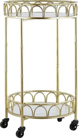 Shafter Serveringsvogn 48 cm - Gull