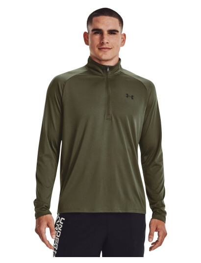 Under Armour Ua Tech 2.0 1/2 Zip - Khaki green - XXXXL