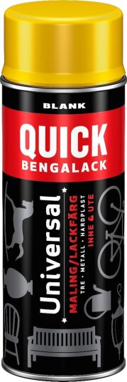 Quick bengalack spray signalgul blank