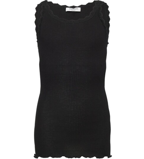 Rosemunde Kids Rkbalta Modal Sl Lace Top Black 128