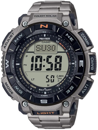Casio Herreklokke PRG 340T 7ER Pro Trek LCD/Titan Ø51.7 mm