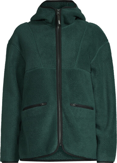 Casall Women's Pile Jacket Dark Pine XS Casall Women's Pile Jacket Dark Pine XS