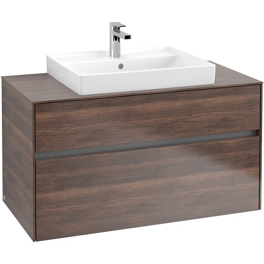 Villeroy & Boch Collaro Servantskap med 2 skuffer 100x50x54,8 cm u/lys Arizona Eik Villeroy & Boch Collaro Servantskap med 2 skuffer 100x50x54,8 cm u/lys Arizona Eik