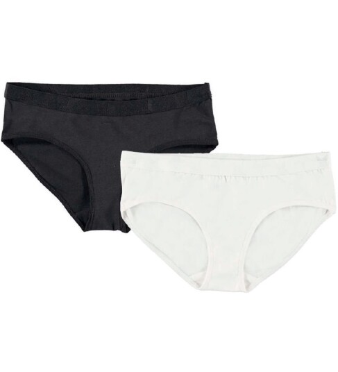 Molo Truser Jana 2 pack Svart/Hvit Molo 7 8 år 122 128 Truser