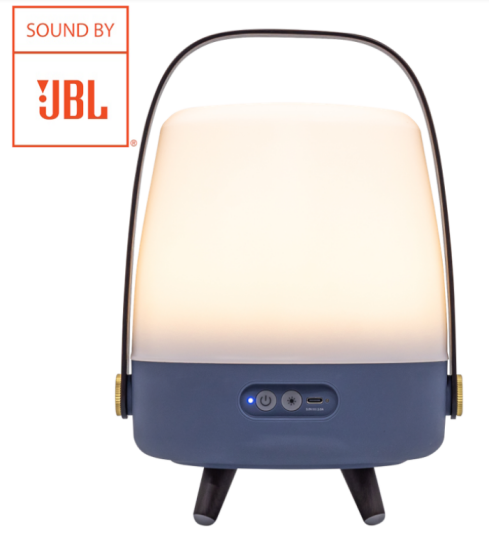 Kooduu LiteUp Play JBL Høyttaler Lampe Ocean Blue Oppladbar H40 Kooduu LiteUp Play JBL Høyttaler Lampe Ocean Blue Oppladbar H40