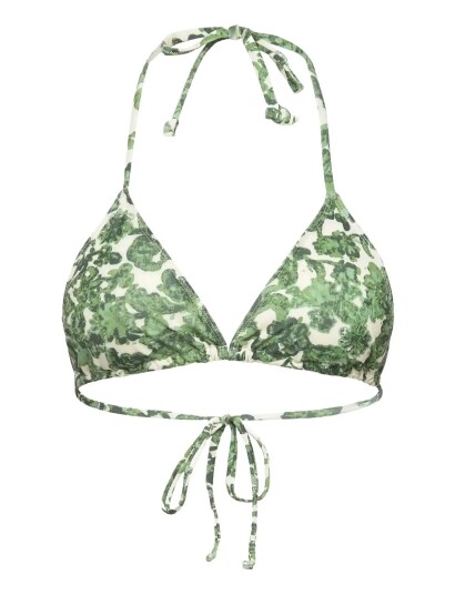 Rosemunde Rwshiitake Triangle Bikini Top Green M