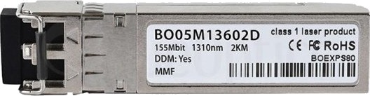 Blueoptics Bo05m13602d Fiber Optisk 155 Mbit/S Sfp Lc Fx 2000 M