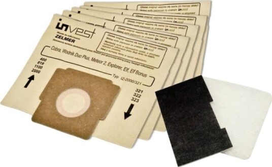 Invest Støvsugerpose Papirpose 323.0057 Med Filtre Invest Støvsugerpose Papirpose 323.0057 Med Filtre
