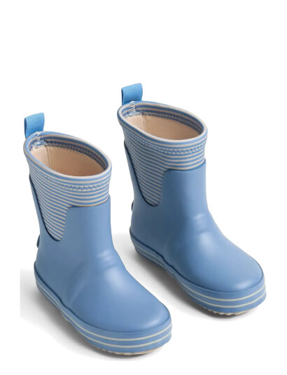 Wheat Rubber Boot Mist Blue 35
