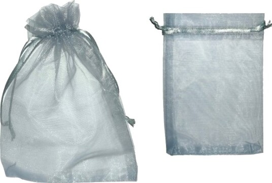 Mfp Papir Organzaposser Sølv 15X10 Cm 10 Stk Mfp Papir Organzaposser Sølv 15X10 Cm 10 Stk