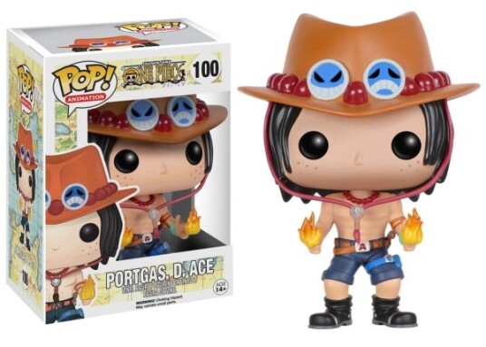 Funko One Piece Portgas D. Ace Actionfigur med Detaljer og Dynamisk Positur