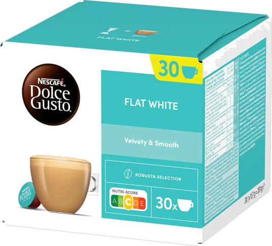 Nescafé | Flat White 30 kapsler til Dolce Gusto
