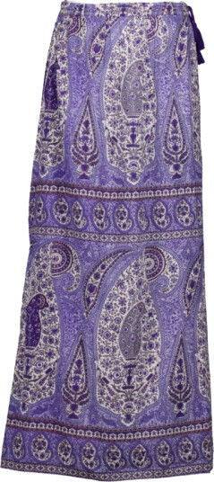 Antik Batik Dame Skjørt Lilla S,