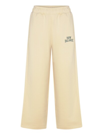 New Balance Linear Heritage Fleece Barrel Pant Cream S