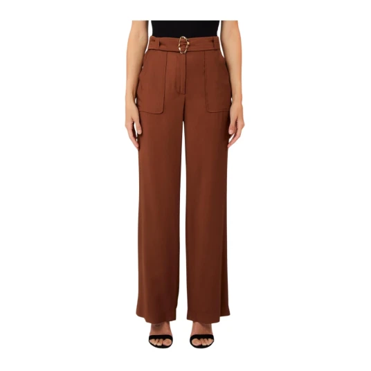 Liu Jo Dame Bukser Brun 3XL,